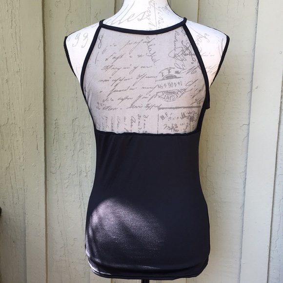 🎊HP🎉New! Sexy Black Mesh Top - Picture 3 of 5
